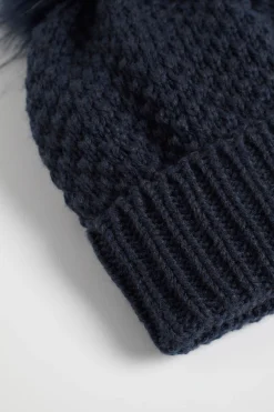 Seed Heritage Beanies-Knit Beanie Midnight Blue