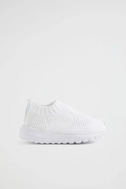 Seed Heritage Sneakers & Trainers-Knit Sneaker White