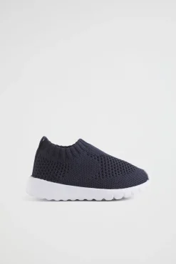 Seed Heritage Sneakers & Trainers-Knit Sneaker Navy