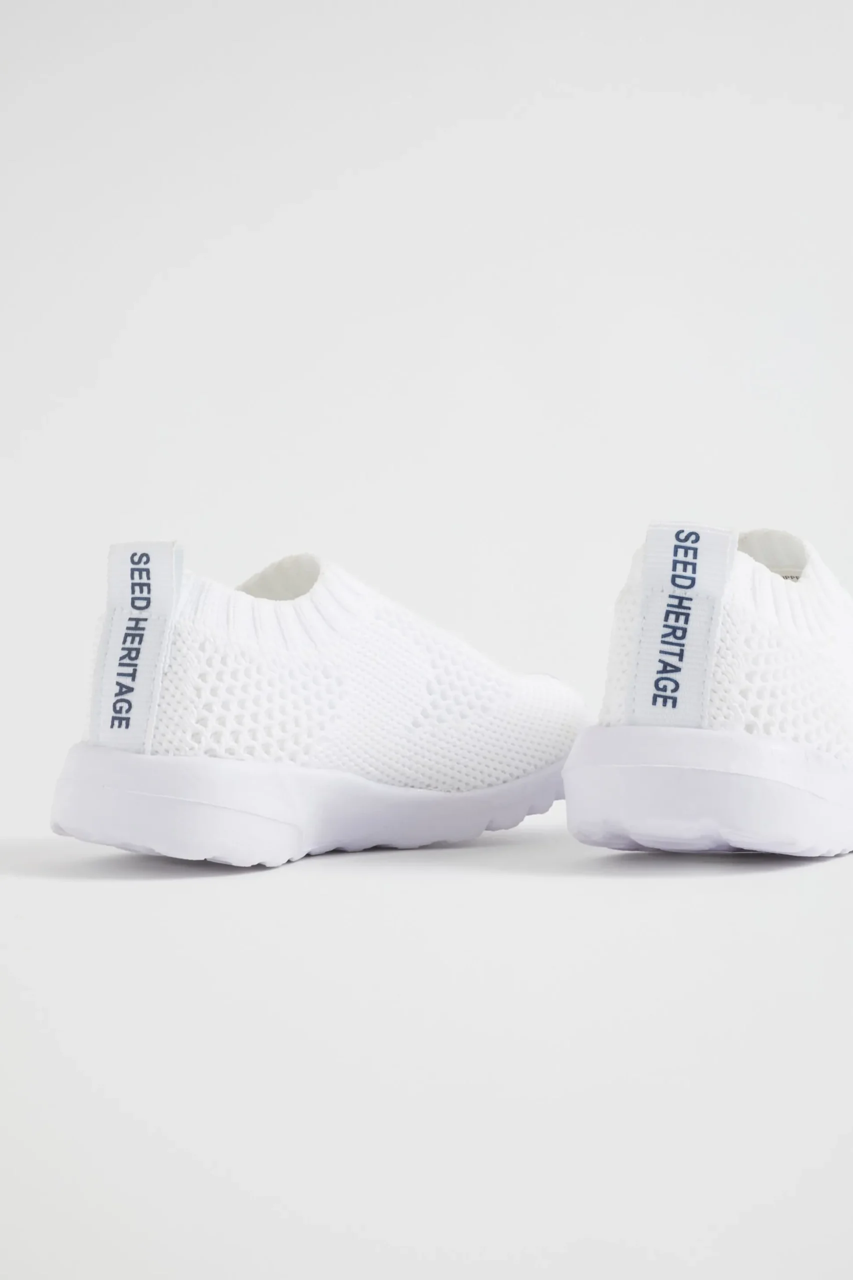 Seed Heritage Sneakers & Trainers-Knit Sneaker White