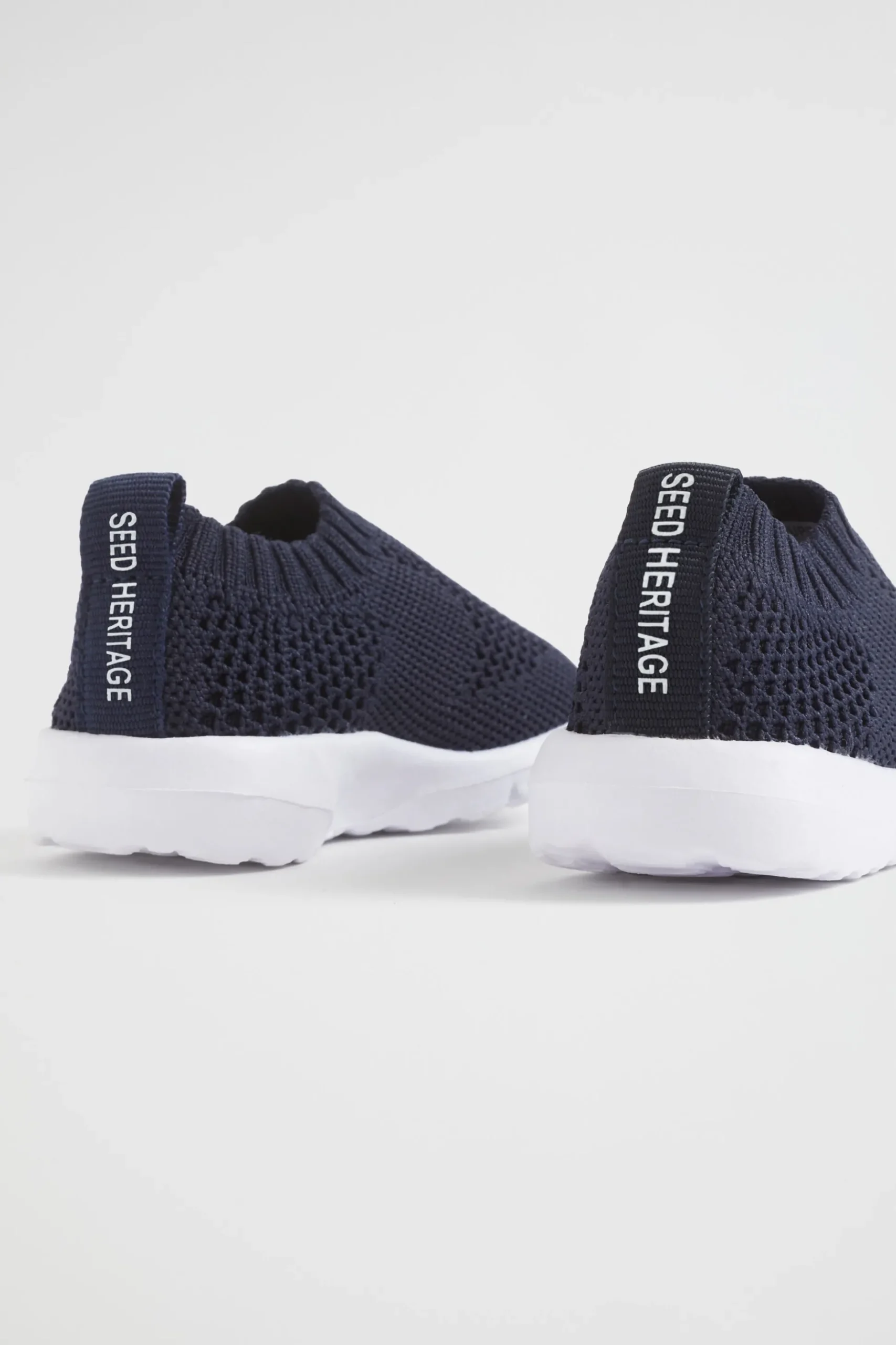 Seed Heritage Sneakers & Trainers-Knit Sneaker Navy