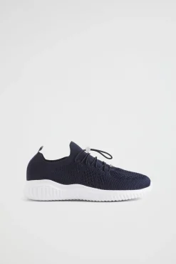 Seed Heritage Sneakers & Trainers-Knit Trainer Navy
