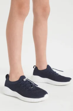 Seed Heritage Sneakers & Trainers-Knit Trainer Navy