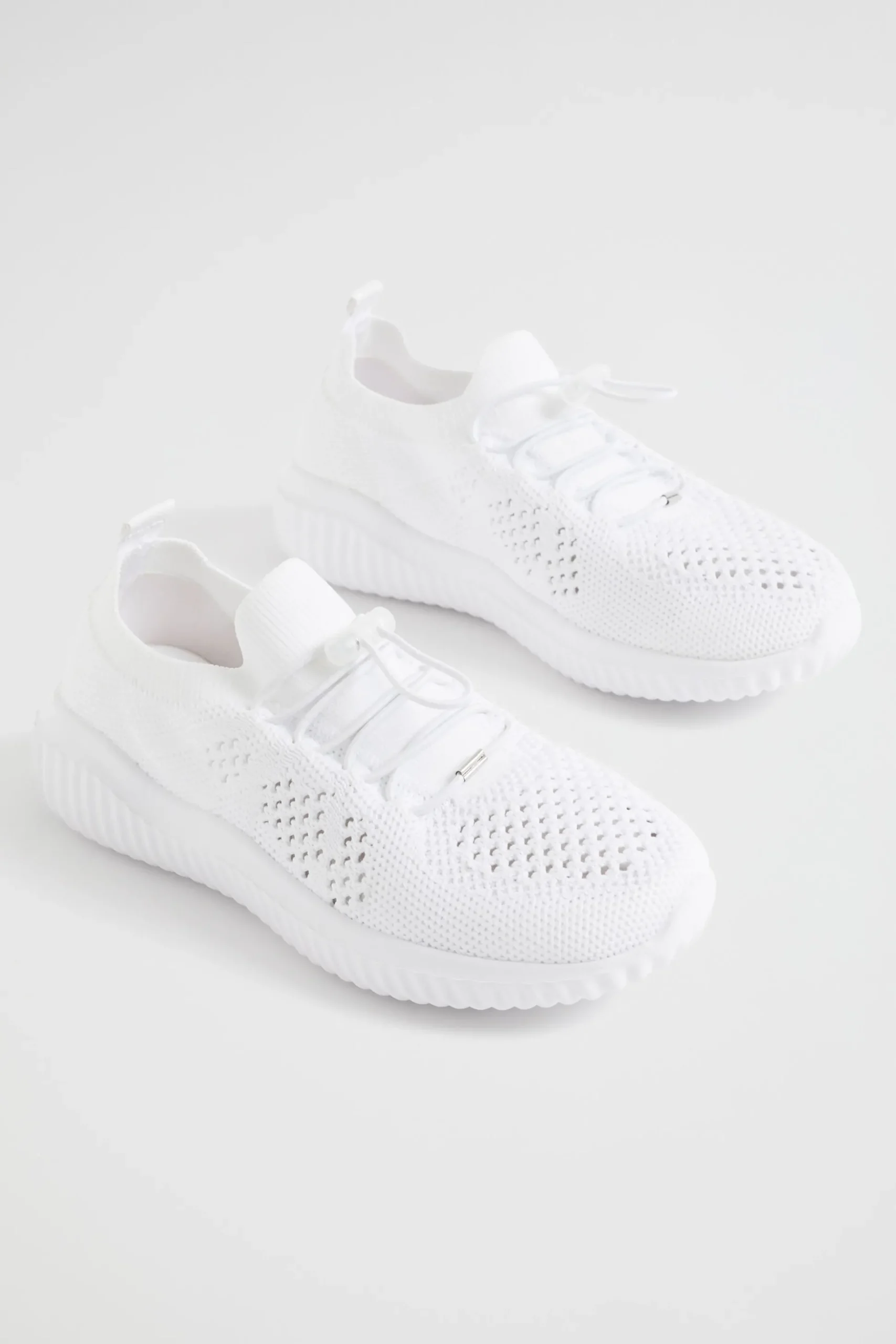 Seed Heritage Sneakers & Trainers-Knit Trainer White