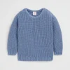Seed Heritage Knitwear & Sweaters-Knitted Jumper Indigo
