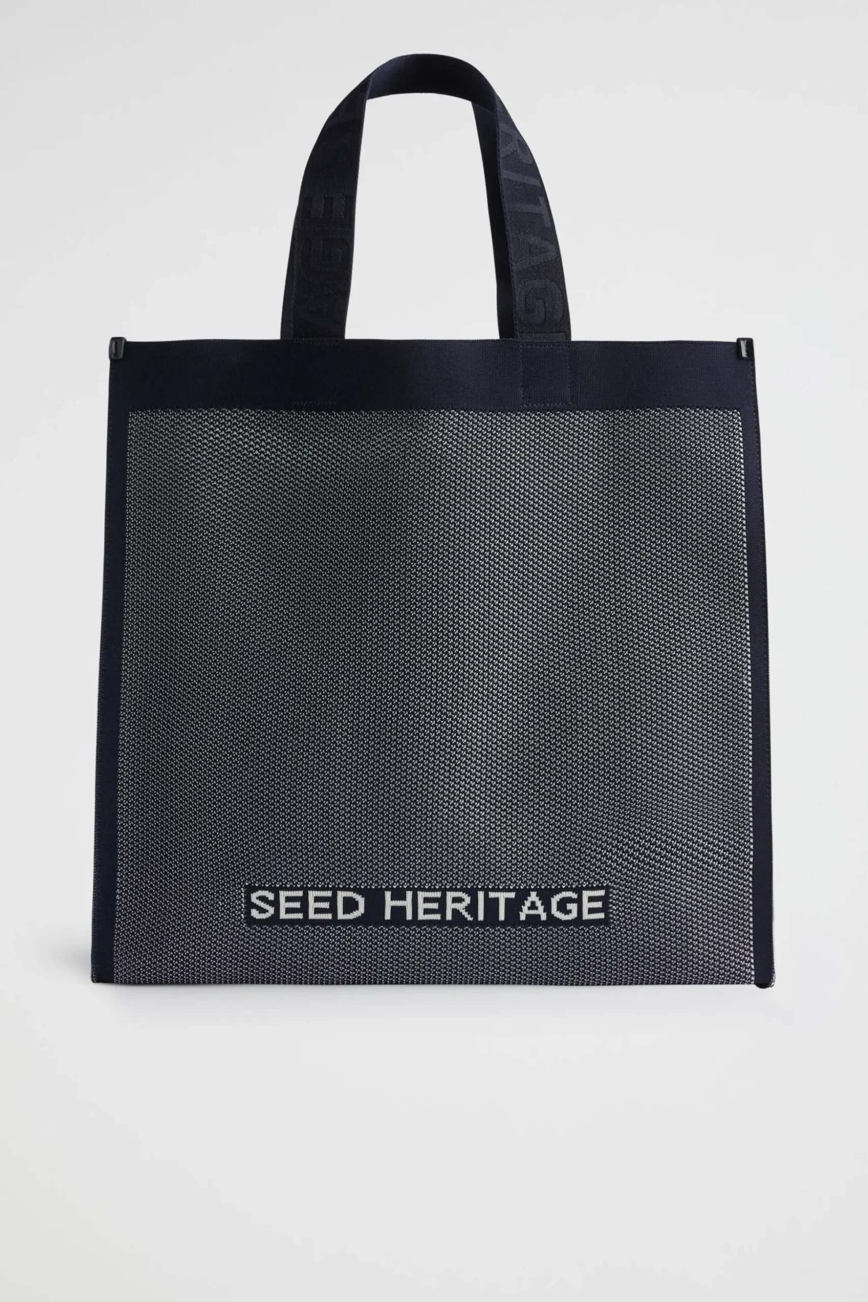 Seed Heritage Beach Bags-Knitted Tote Midnight Sky