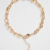 Seed Heritage Jewellery-Knot Chain Bracelet Gold