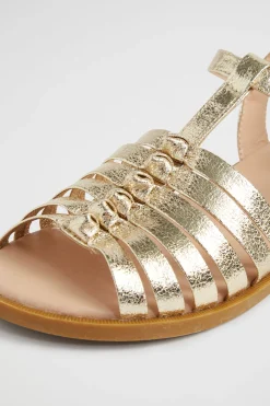 Seed Heritage Sandals & Slides-Knot Sandal Gold