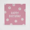 Seed Heritage Stationery-Large Happy Birthday Flower Card Multi