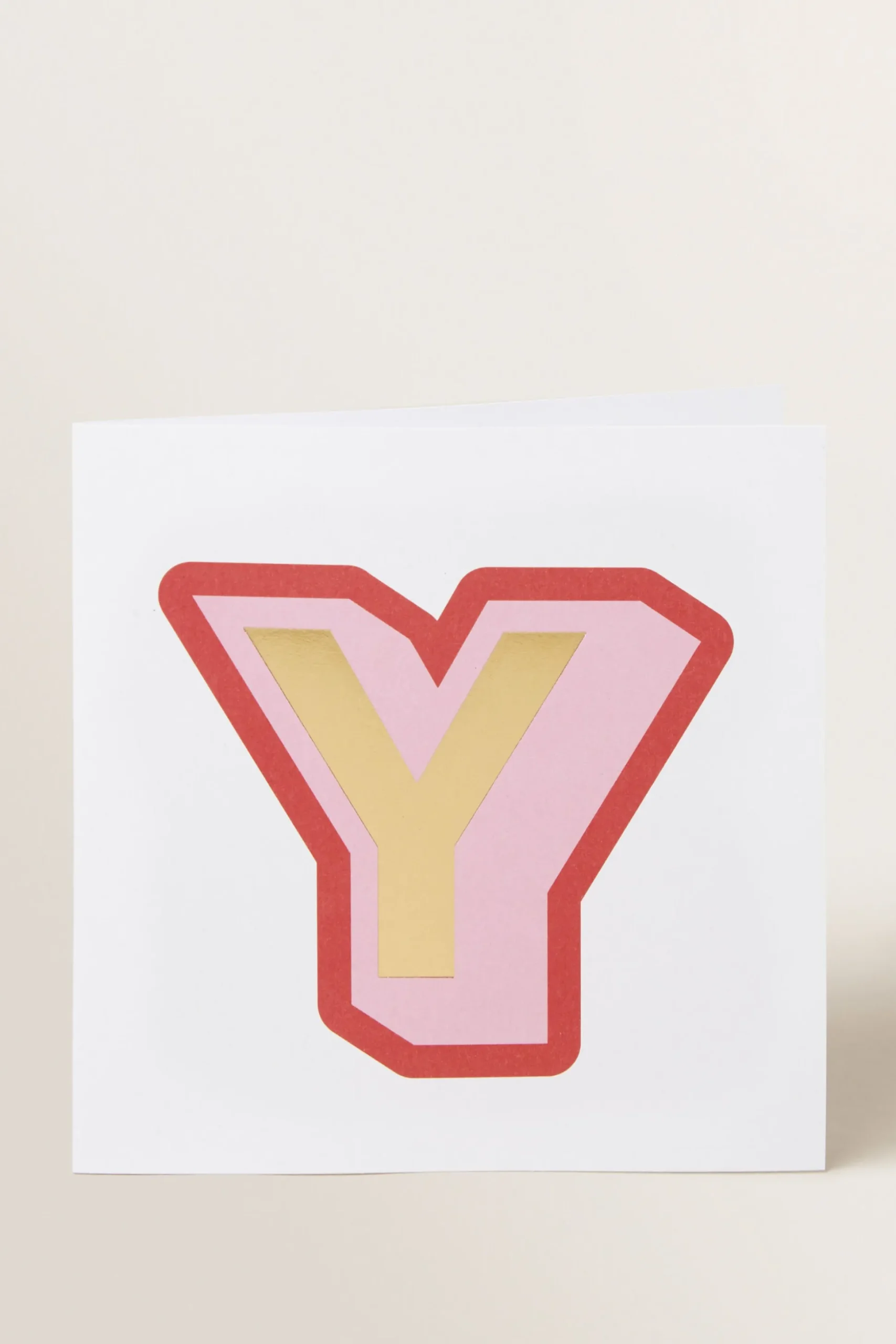 Seed Heritage Stationery-Large Red Letter Card Y