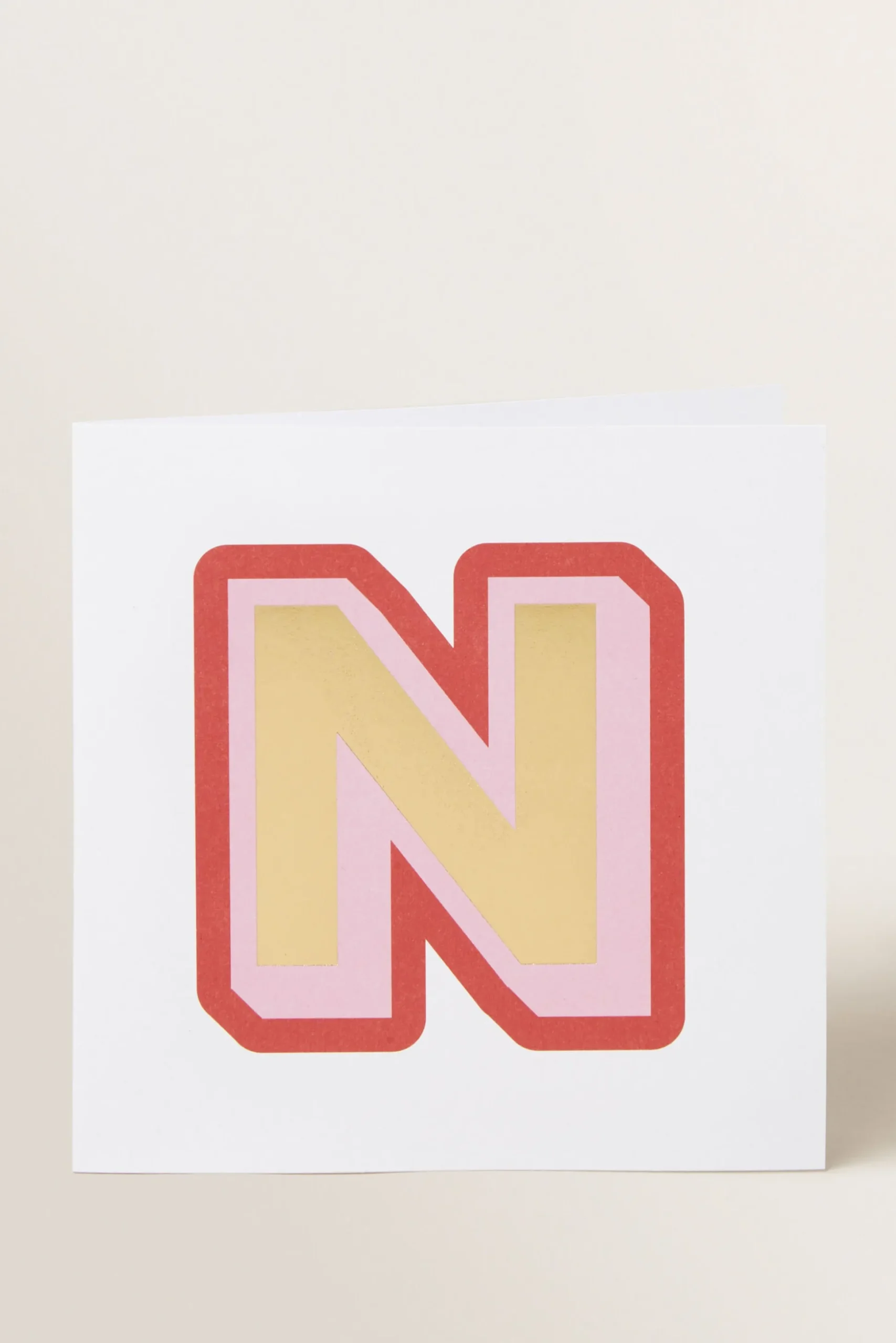 Seed Heritage Stationery-Large Red Letter Card N