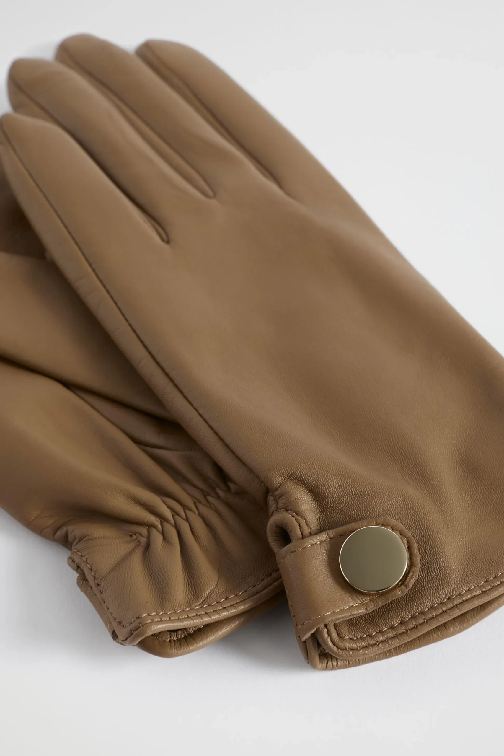 Seed Heritage Hats & Gloves-Leather Gloves Deep Brass