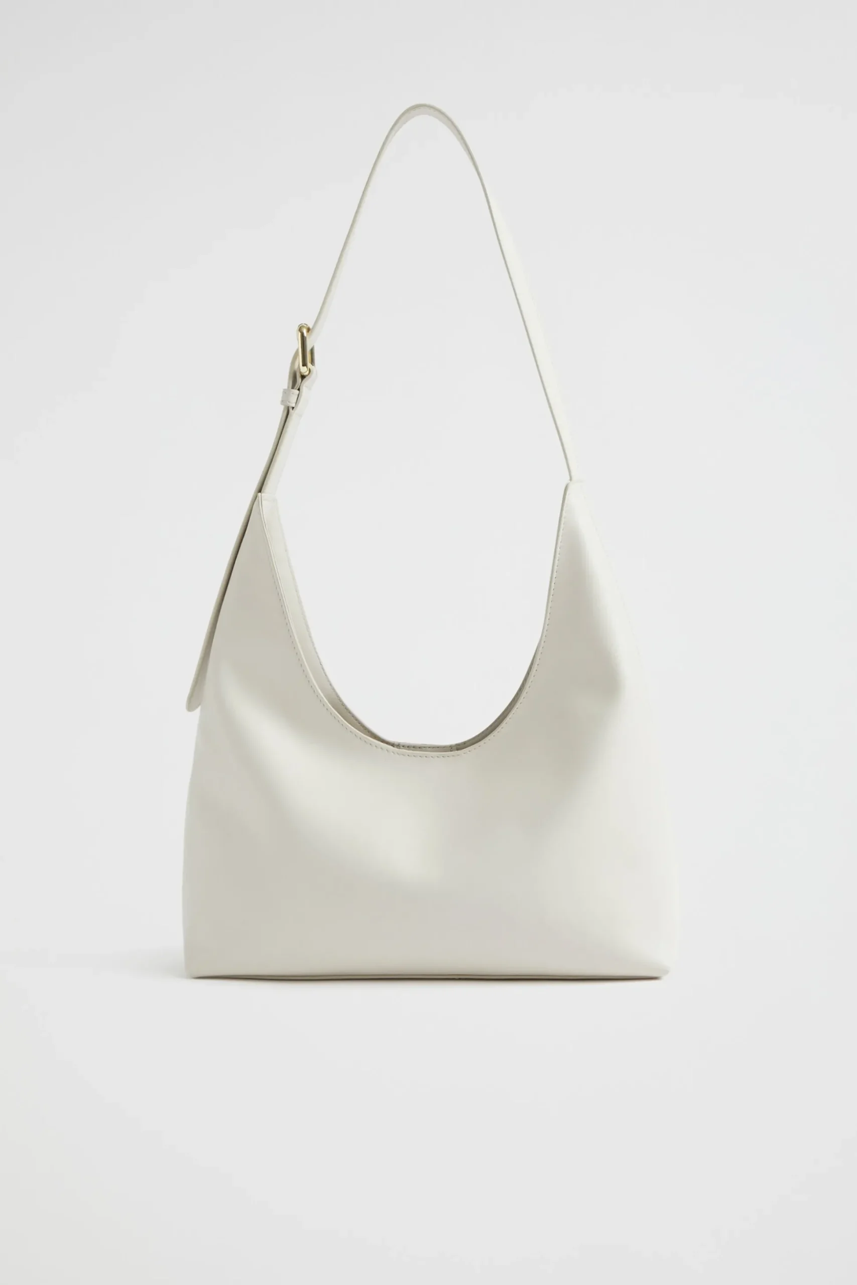 Seed Heritage Shoulder Bags-Leather Shoulder Bag Cream
