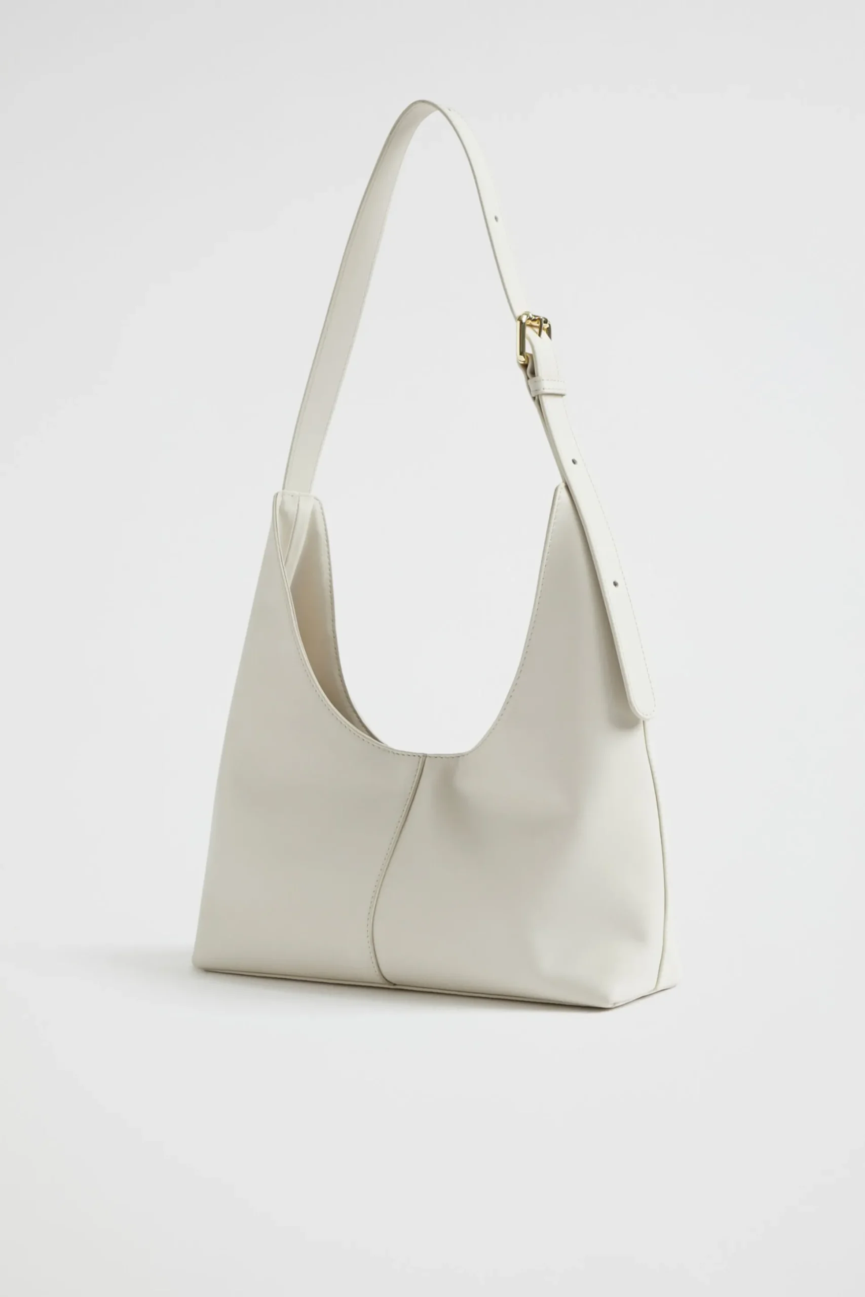 Seed Heritage Shoulder Bags-Leather Shoulder Bag Cream
