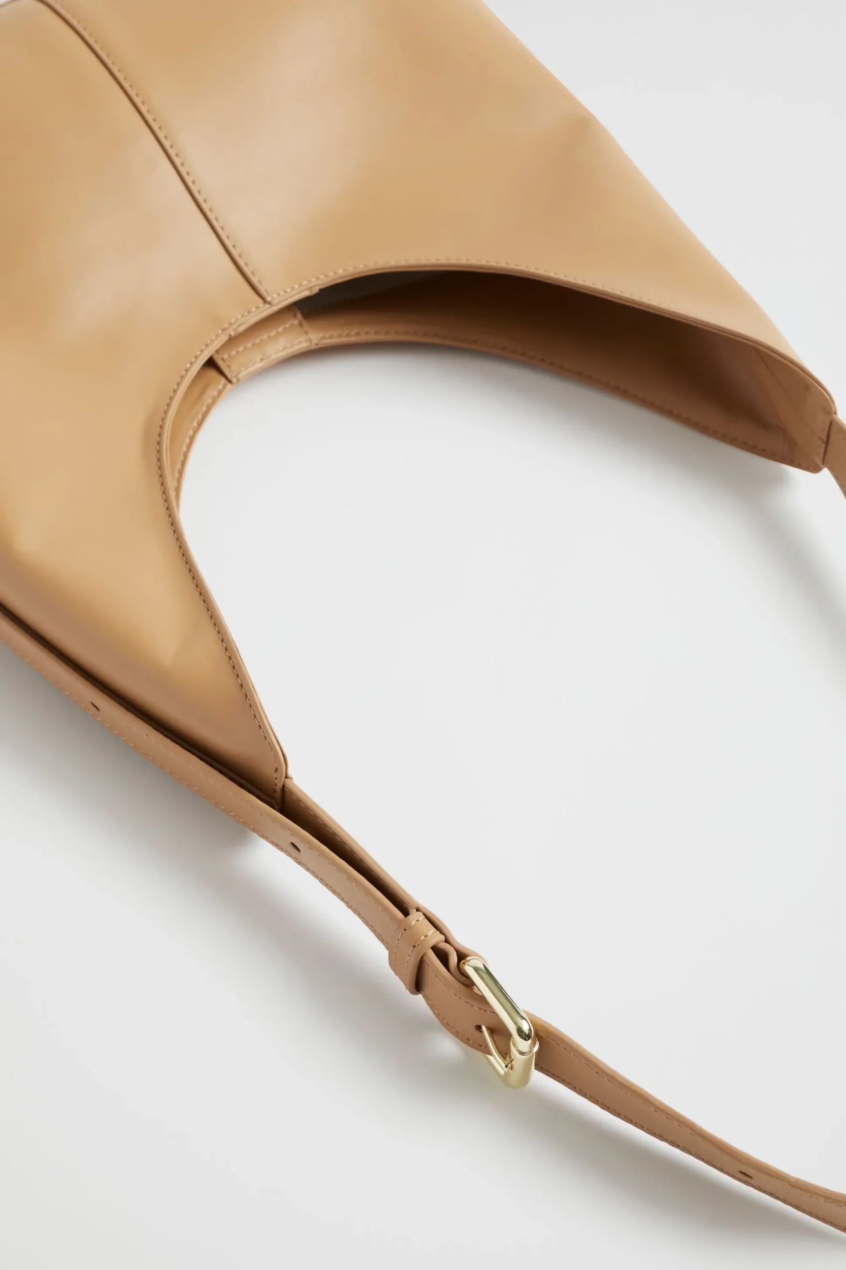 Seed Heritage Shoulder Bags-Leather Shoulder Bag Toffee