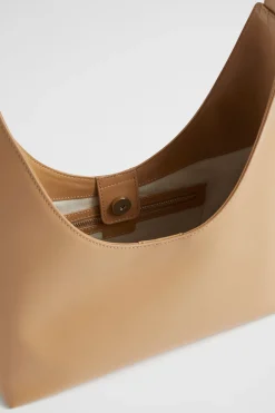 Seed Heritage Shoulder Bags-Leather Shoulder Bag Toffee
