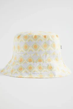 Seed Heritage Hats & Beanies & Caps-Linen Bucket Hat Multi
