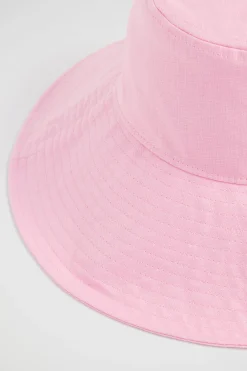 Seed Heritage Hats & Gloves-Linen Bucket Hat Soft Orchid