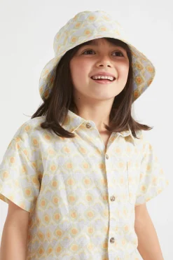 Seed Heritage Hats & Beanies & Caps-Linen Bucket Hat Multi