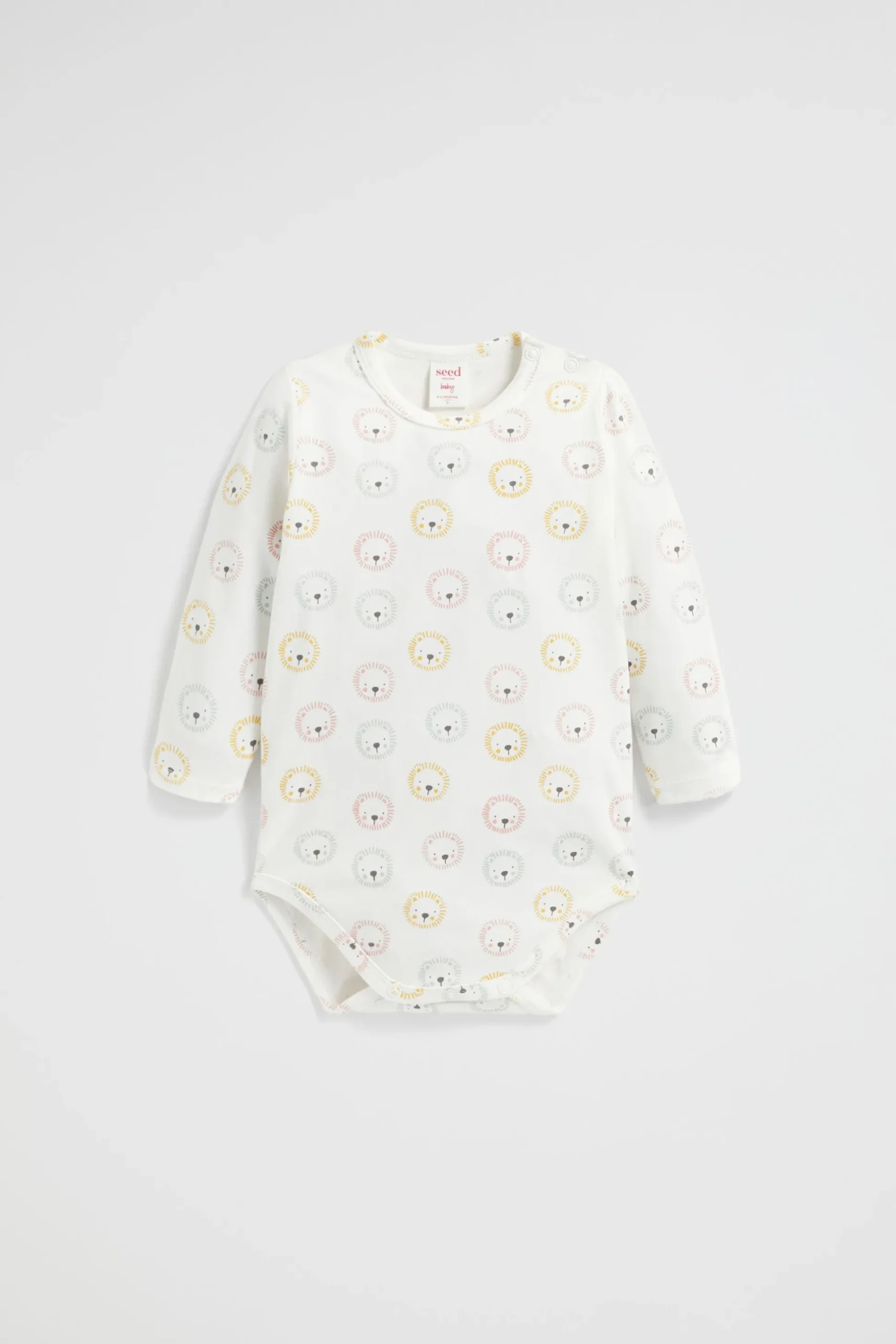 Seed Heritage Bodysuits & Onesies-Lion Bodysuit Canvas