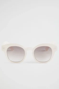 Seed Heritage Sunglasses & Glasses-Lisa Round Sunglasses Light Storm