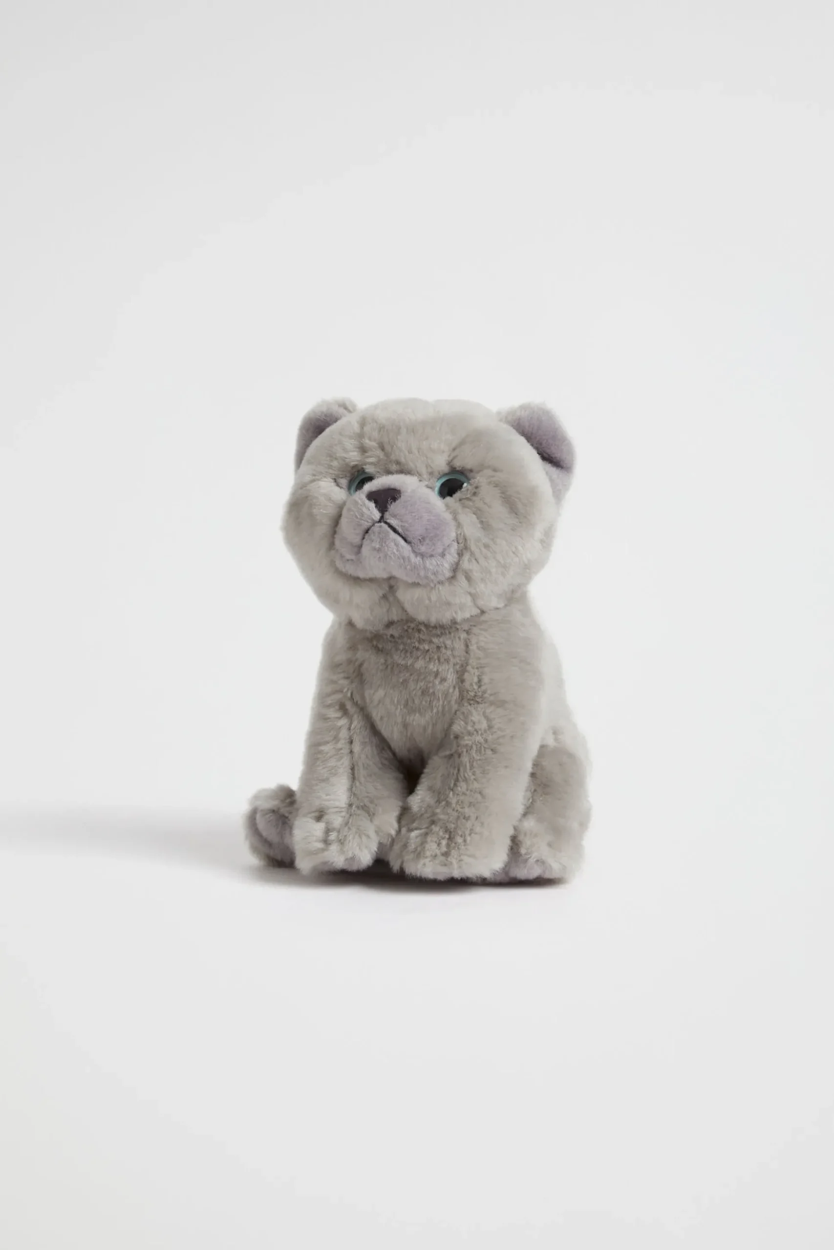 Seed Heritage Plush Toys & Stuffed Animals-Living Nature Short Hair Kitten Grey