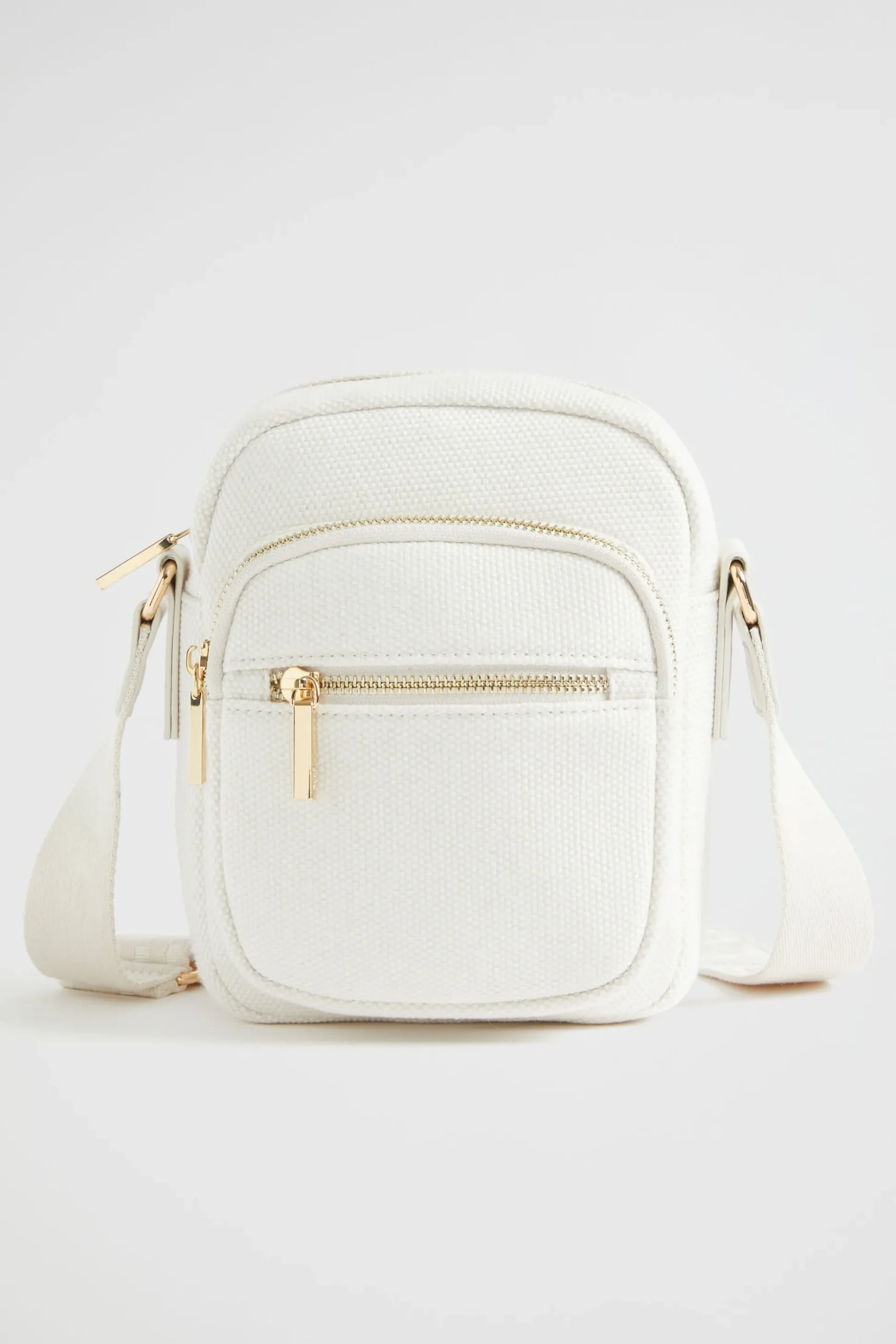 Seed Heritage Cross Body-Logo Camera Bag Natural