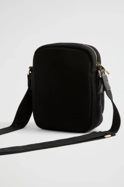 Seed Heritage Cross Body-Logo Camera Bag Black