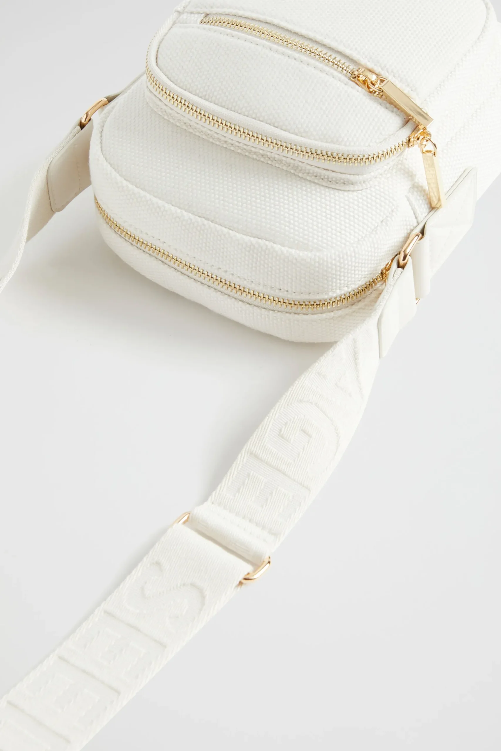 Seed Heritage Cross Body-Logo Camera Bag Natural