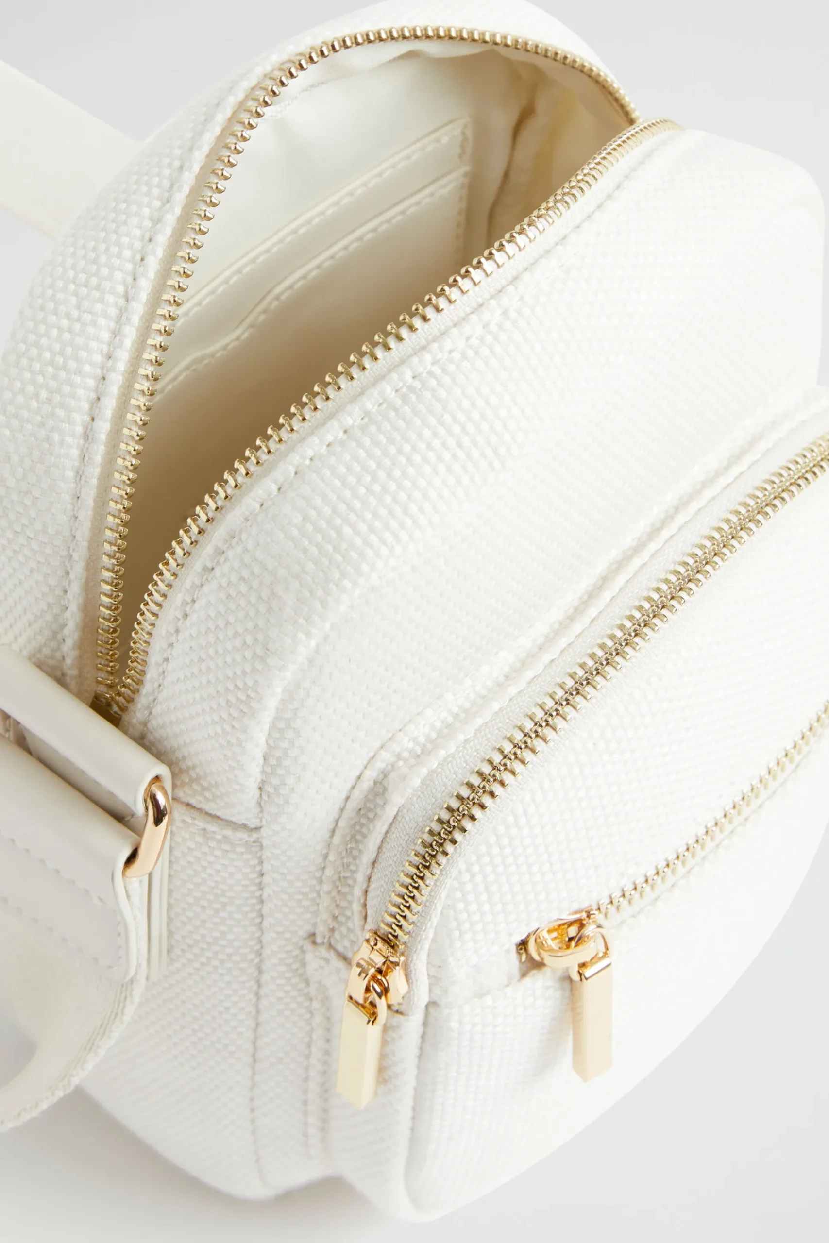 Seed Heritage Cross Body-Logo Camera Bag Natural