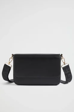 Seed Heritage Cross Body-Logo Crossbody Bag Black