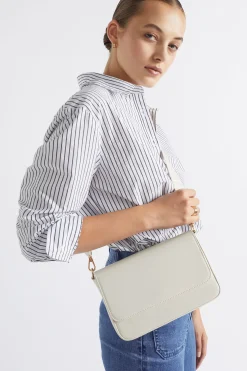 Seed Heritage Cross Body-Logo Crossbody Bag Bone