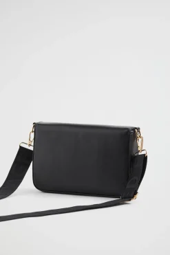 Seed Heritage Cross Body-Logo Crossbody Bag Black