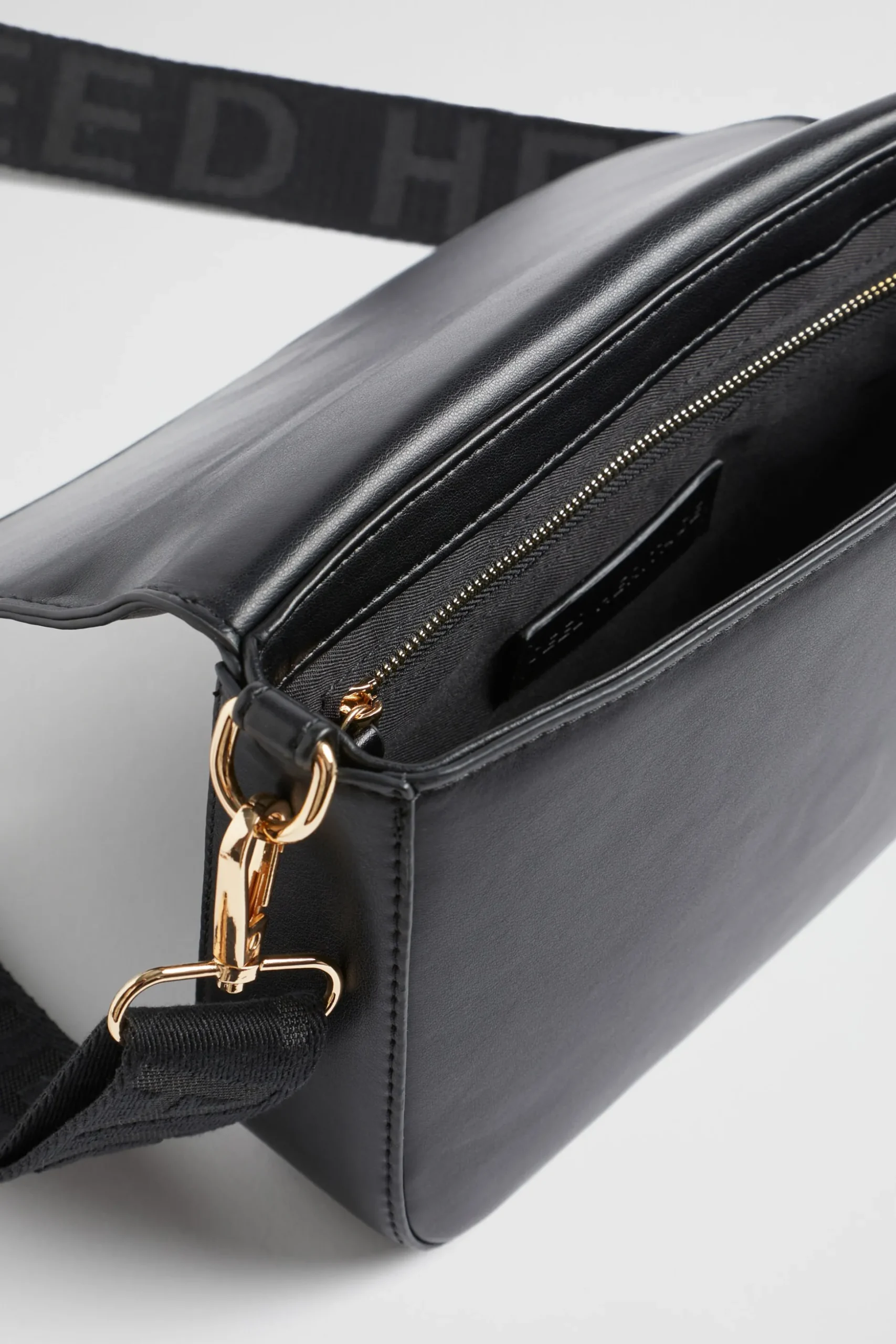 Seed Heritage Cross Body-Logo Crossbody Bag Black