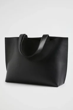 Seed Heritage Tote Bags-Logo Detail Tote Black