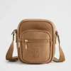 Seed Heritage Cross Body-Logo Jersey Camera Bag Deep Brass
