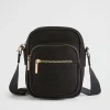 Seed Heritage Cross Body-Logo Jersey Camera Bag Black