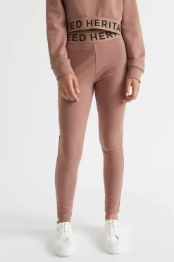 Seed Heritage Leggings-Logo Legging Cocoa
