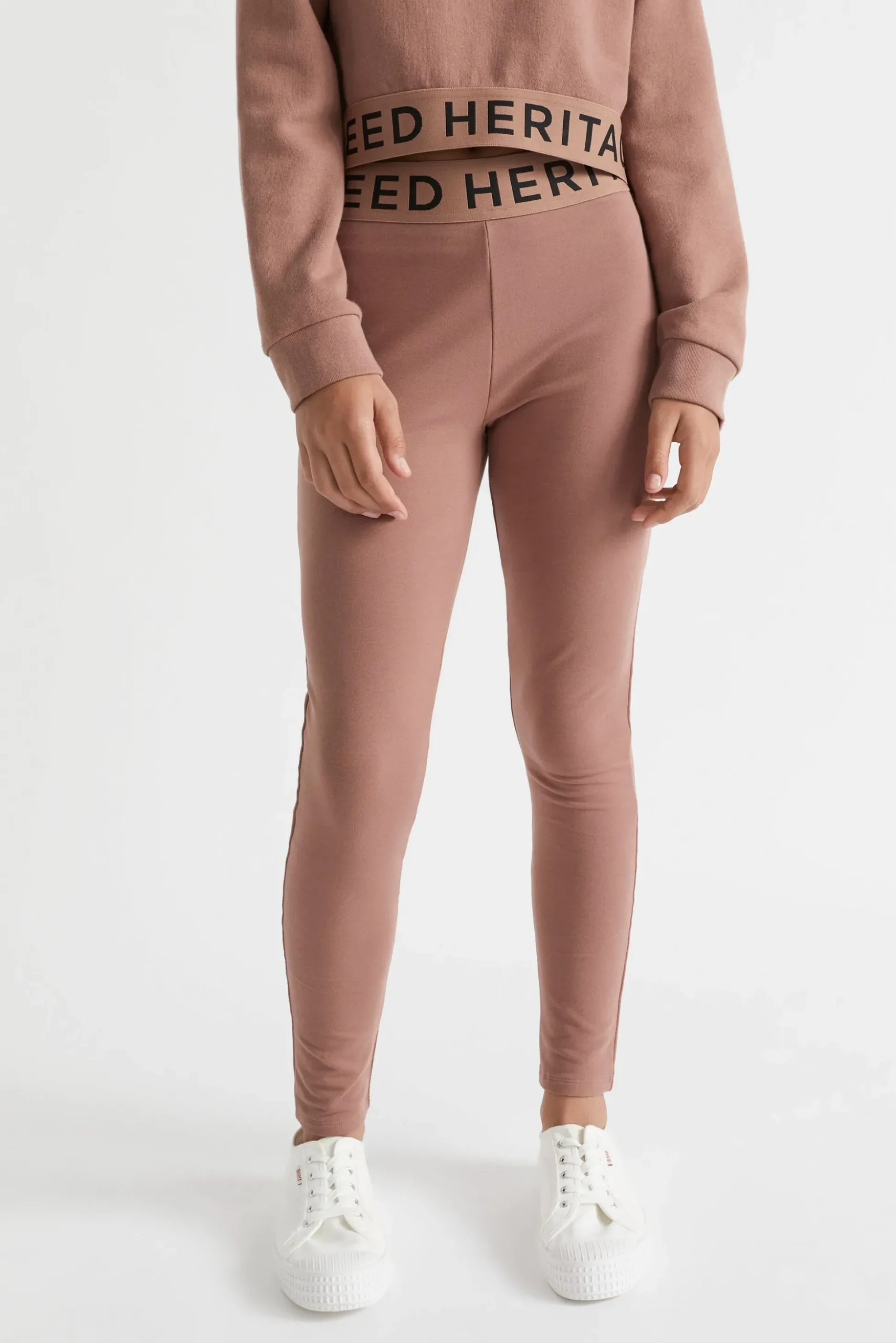 Seed Heritage Leggings-Logo Legging Cocoa