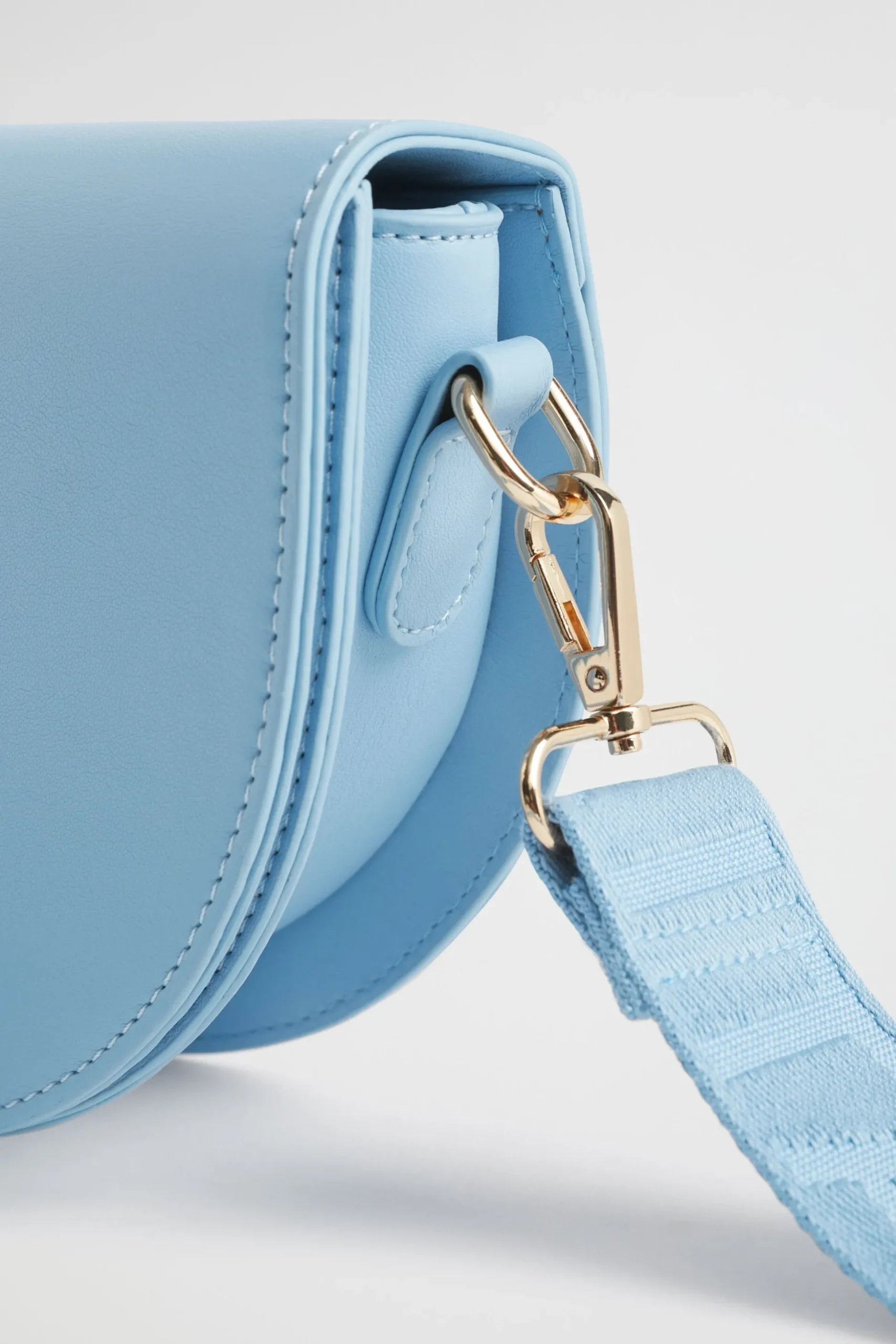 Seed Heritage Cross Body-Logo Saddle Bag Bluebell