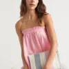 Seed Heritage Clutches & Pouches-Logo Stripe Pouch Soft Orchid Multi