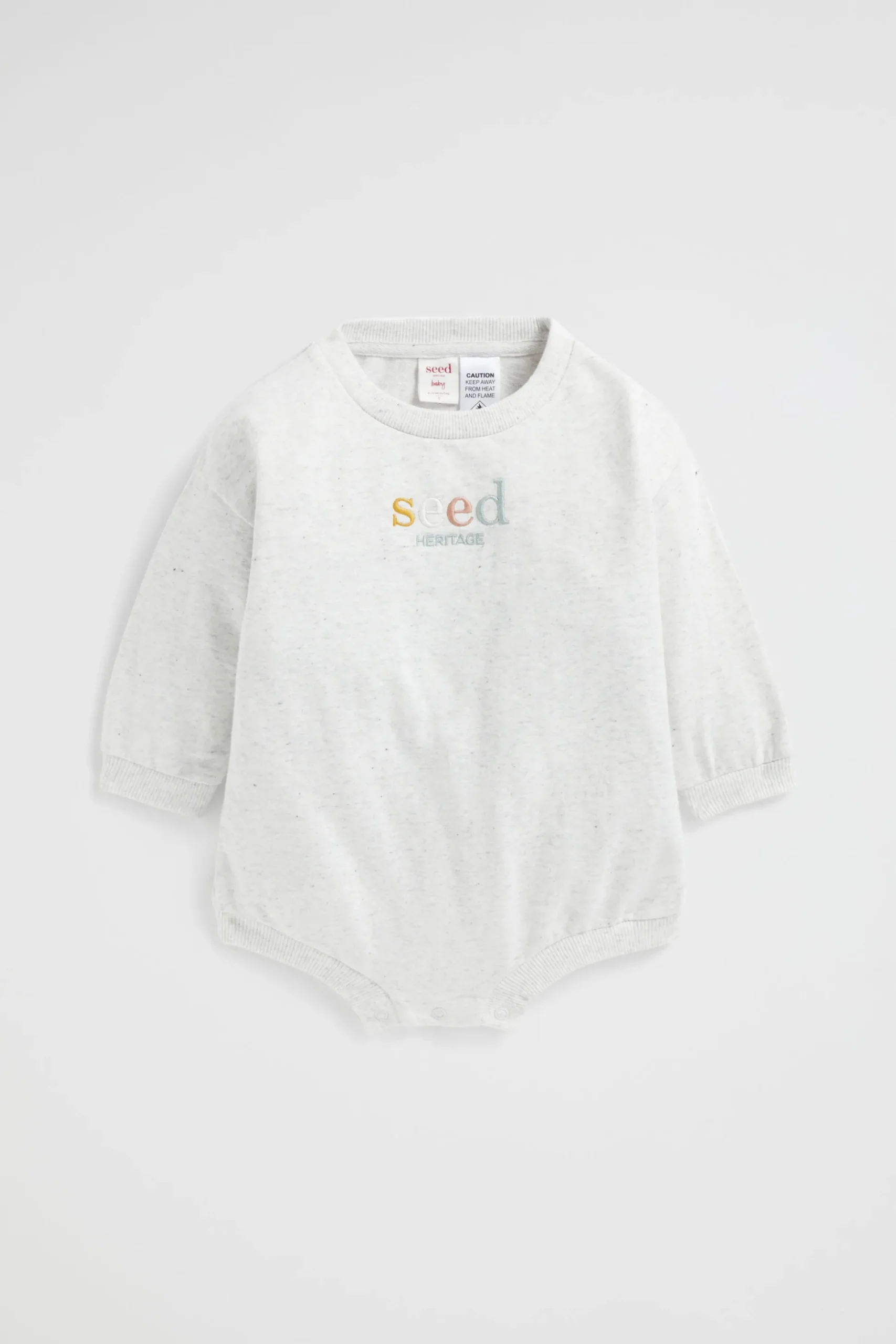 Seed Heritage Bodysuits & Onesies-Logo Sweat Romper Multi