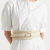 Seed Heritage Belts-Lonni Wide Waist Belt Stone