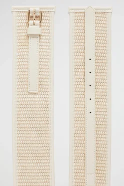 Seed Heritage Belts-Lonni Wide Waist Belt Stone
