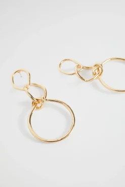 Seed Heritage Jewellery-Loop Knot Earring Gold
