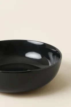 Seed Heritage Ceramics-Lou Salad Bowl Charcoal