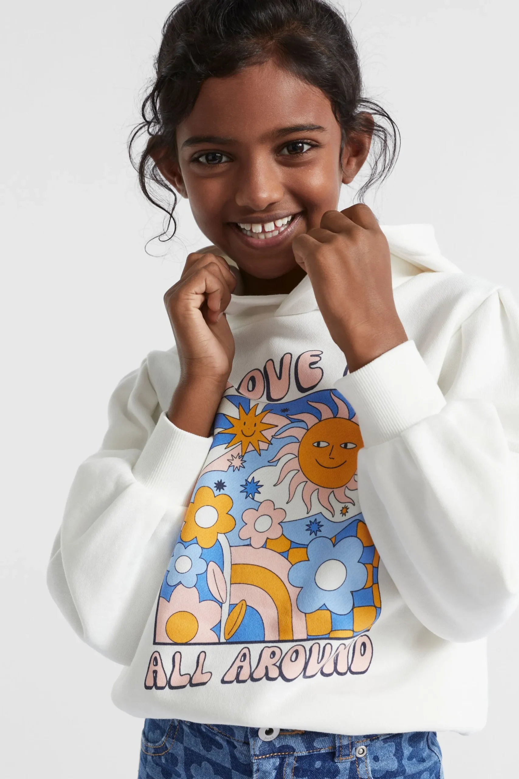 Seed Heritage T-Shirts & Tops-Love Is All Around Hoodie Canvas