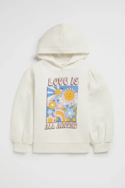 Seed Heritage T-Shirts & Tops-Love Is All Around Hoodie Canvas