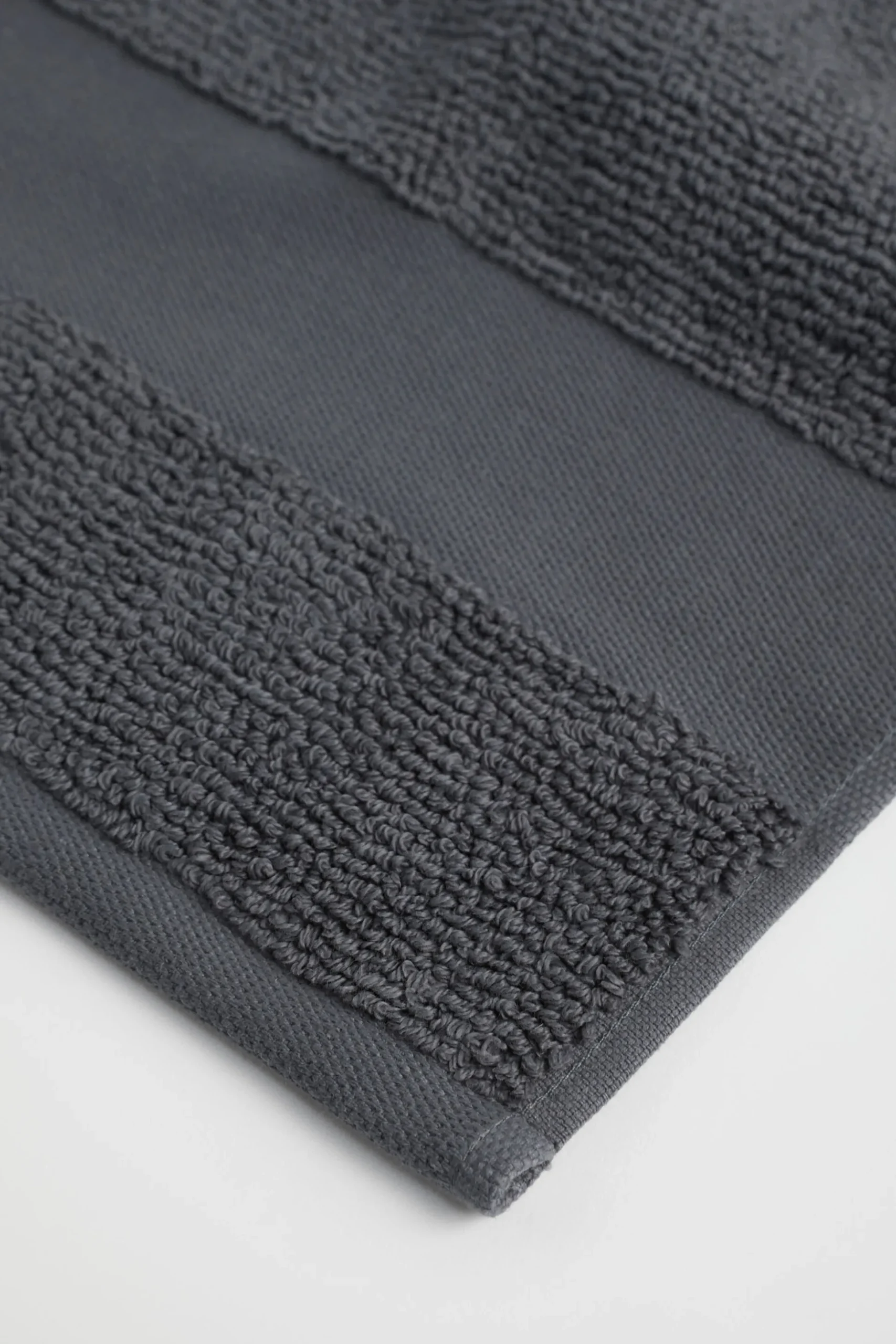 Seed Heritage Bathroom-Luca Cotton Bath Mat Graphite