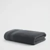 Seed Heritage Bathroom-Luca Cotton Bath Sheet Graphite